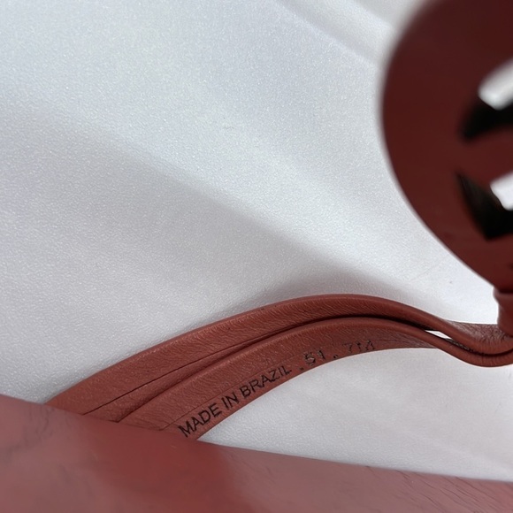 Tory Burch Tramonto Pinkish Miller square toe knotted thong sandals 7 - Picture 4 of 6